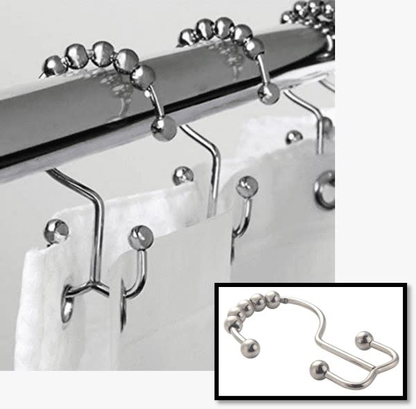 SET 12 ARGOLLAS (GANCHOS) ACERO INOXIDABLE STANDARD2