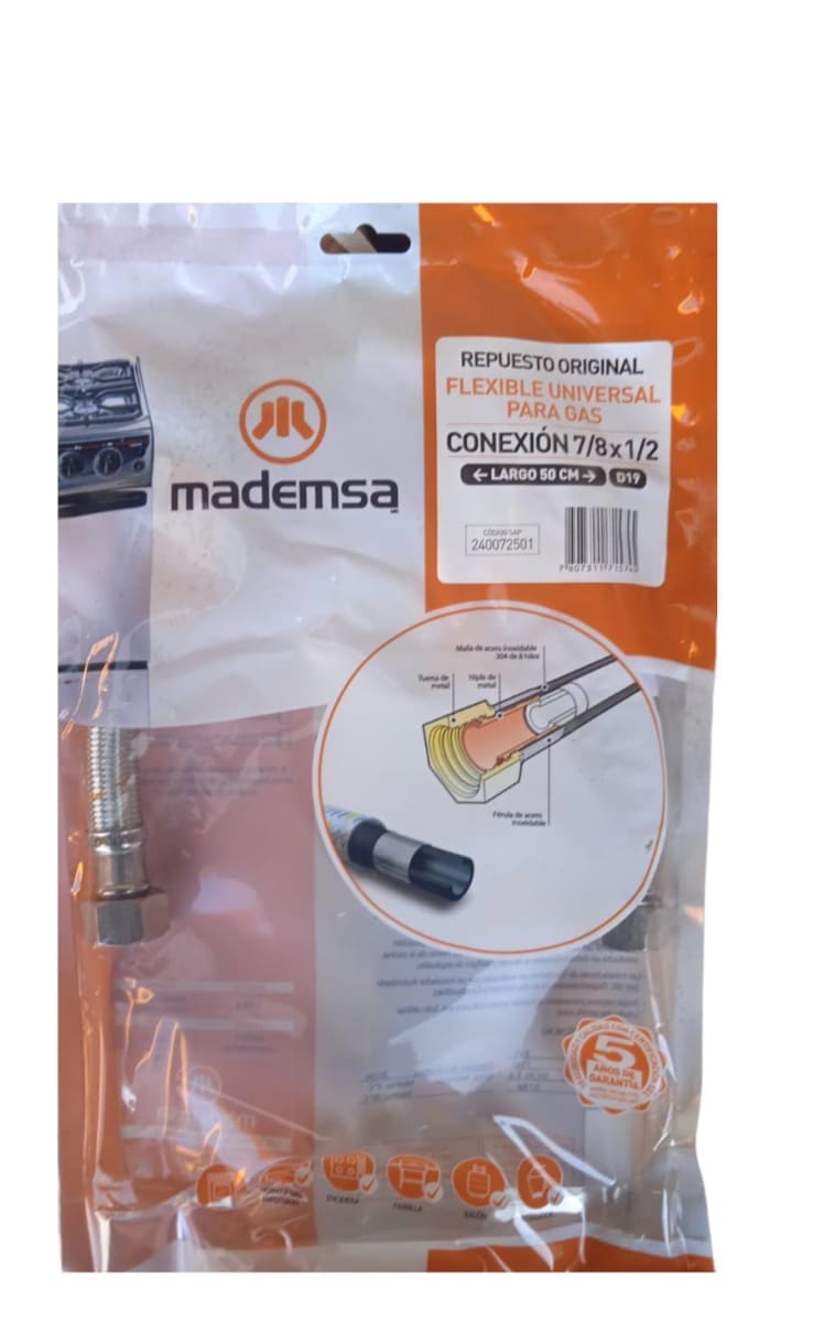 FLEXIBLE GAS 1/2