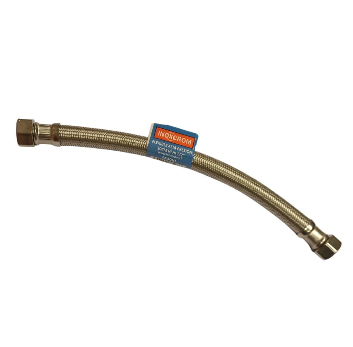 FLEXIBLE ALTA PRESION Ø18 MM 1/2 Pulg. x 1/2 Pulg. HI 30 CM1