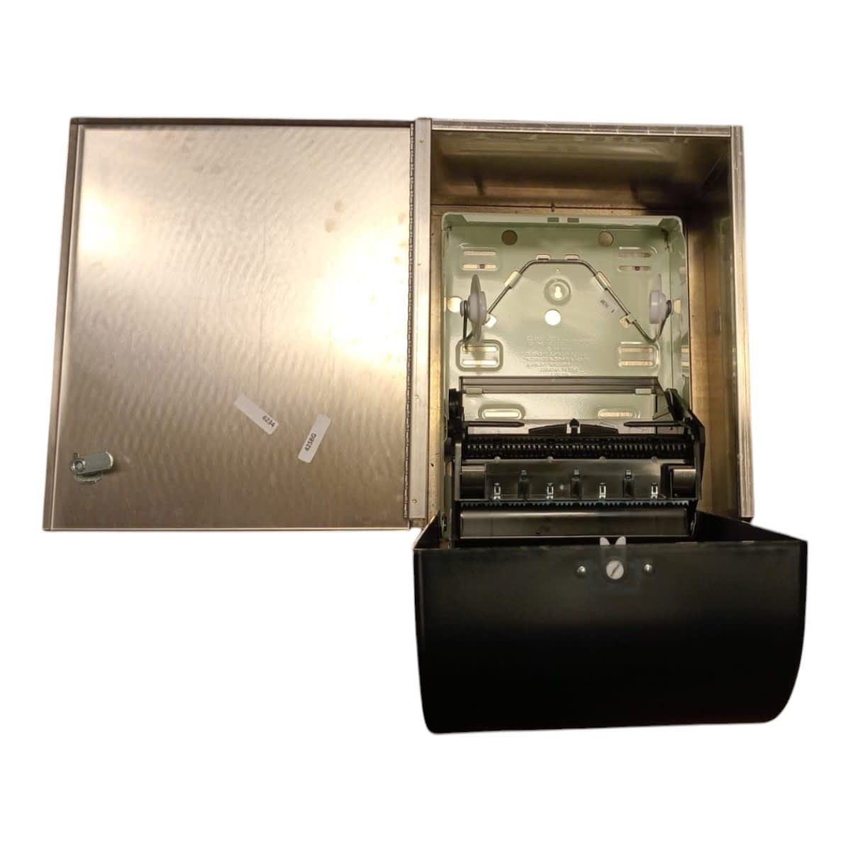 DISPENSADOR TOALLA PALANCA C/GABINETE ACERO GAMCO1