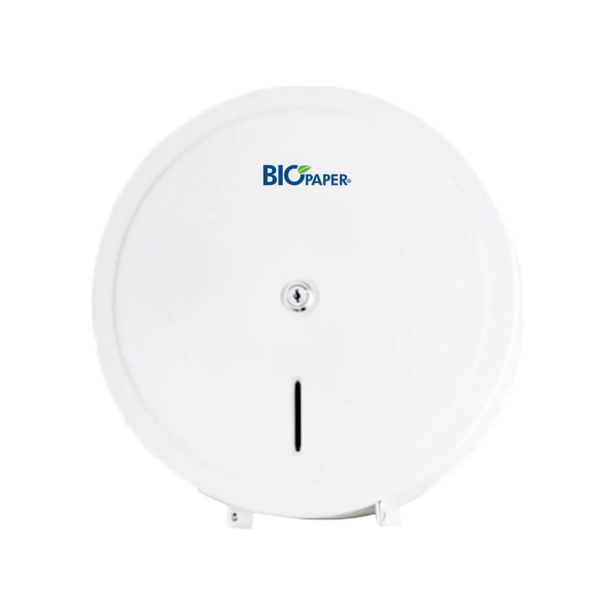 DISPENSADOR PAPEL HIGIENICO JUMBO BIOPAPER BLANCO1