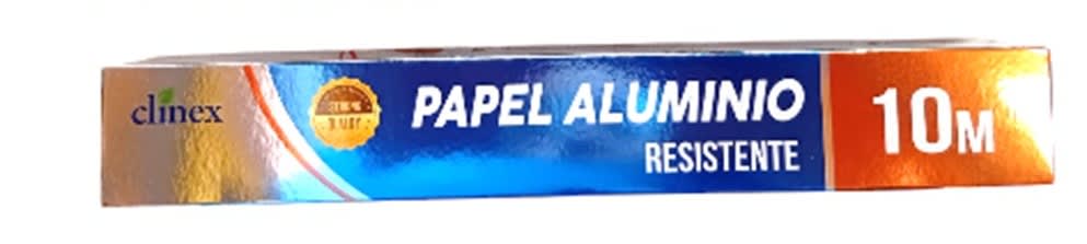 PAPEL ALUMINIO ROLLO 10 METROS2
