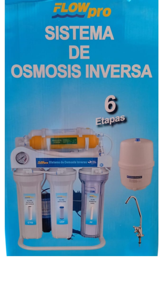 FILTRO DE AGUA OSMOSIS INVERSA COMPLETO FLOWPRO1