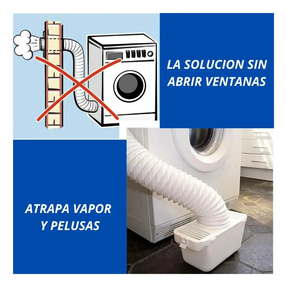 KIT COMPLETO EVACUACION PARA SECADORA3