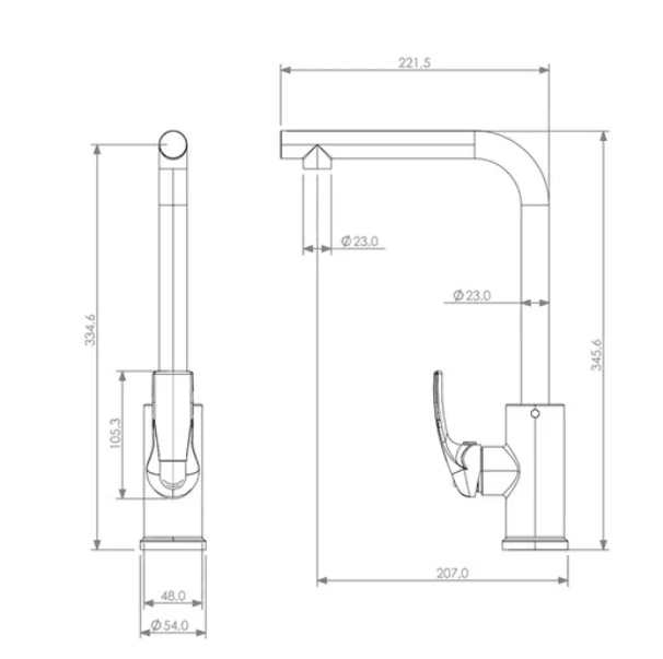 MONOMANDO LAVAPLATOS STRETTO CAPRI Central Gasfiter