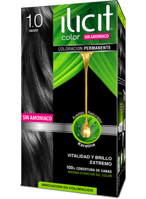 TINTURA ILICIT 1.0 NEGRO SIN AMONIACO1