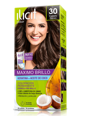 TINTURA ILICIT 3.0 CASTAÑO OSCURO 45GR