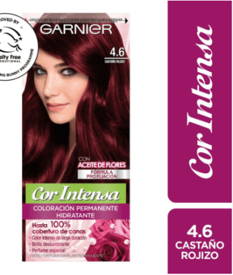 TINTURA GARNIER COR INTENSA 4.6 CASTAÑO ROJIZO 45GR