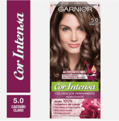TINTURA GARNIER COR INTENSA 5.0 CASTAÑO CLARO 45GR