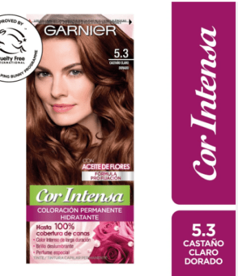 TINTURA GARNIER COR INTENSA 5.3 CASTAÑO CLARO DORADO 45GR1