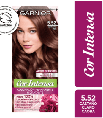 TINTURA GARNIER COR INTENSA 5.52 CASTAÑO CLARO CAOBA 45GR