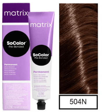 TINTURA MATRIX SOCOLOR 504N (CASTAÑO NATURAL EXTRA COBERTURA)90ML