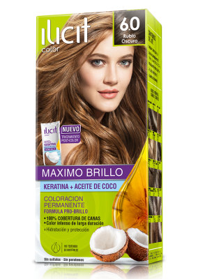 TINTURA ILICIT 6.0 RUBIO OSCURO 45GR
