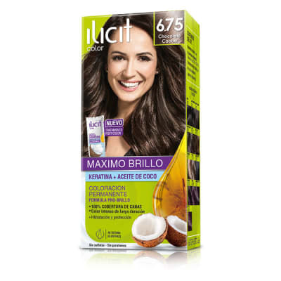 TINTURA ILICIT 6.75 CHOCOLATE CAOBA 45GR