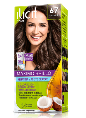 TINTURA ILICIT 6.7 CHOCOLATE 45GR1
