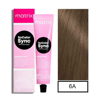TINTURA MATRIX SOCOLOR 6A (6.1 RUBIO OSCURO CENIZA) 90ML1