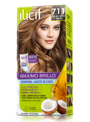 TINTURA ILICIT 7.11 RUBIO CENIZA PROFUNDO 45GR1