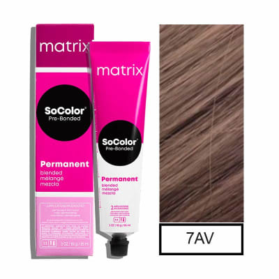 TINTURA MATRIX SOCOLOR 7AV (7.12 RUBIO MEDIO CENIZA VIOLETA)90ML