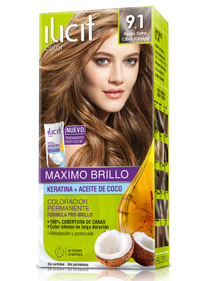 TINTURA ILICIT 9.1 RIO EXTRA CLARO CENIZA 45GR