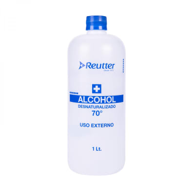 ALCOHOL DESNATURALIZADO 70% 1 LITRO REUTTER