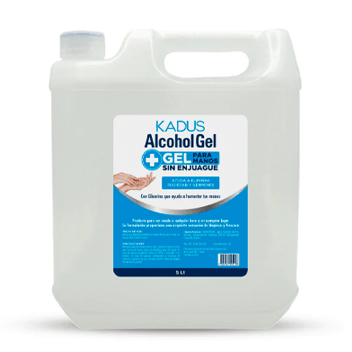 ALCOHOL GEL DE 5 LITROS KADUS CON REG ISP