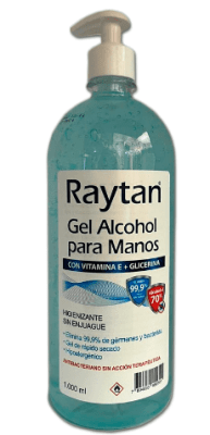ALCOHOL GEL 1 LITRO RAYTAN1