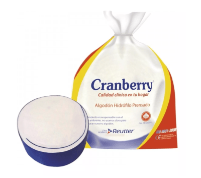 ALGODÓN HIDRÓFILO PRENSADO CRANBERRY 250GR