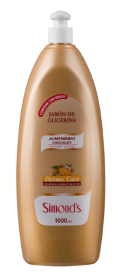 JABÓN LIQUIDO SIMOND´S ALMENDRA CHOCOLATE 1000ML