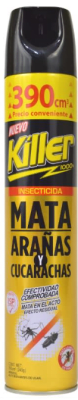 INSECTICIDA KILLER MATA ARAÑA Y CUCARACHAS 390CM