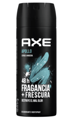 DESODORANTE SPRAY AXE 150ML 48HR APOLLO