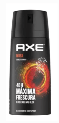 DESODORANTE SPRAY AXE 150ML 48HR MUSK1