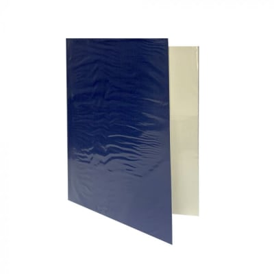 CARPETA PLASTICA CON ARCHIVADOR AZUL