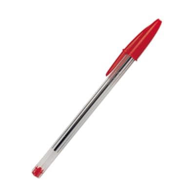 LAPIZ  PASTA BIC PUNTA GRUESA ROJO