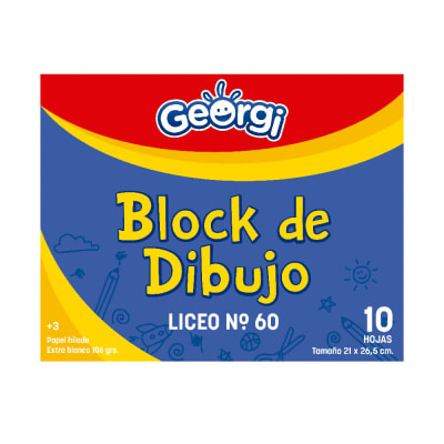 Block georgi liceo 60 10 hojas