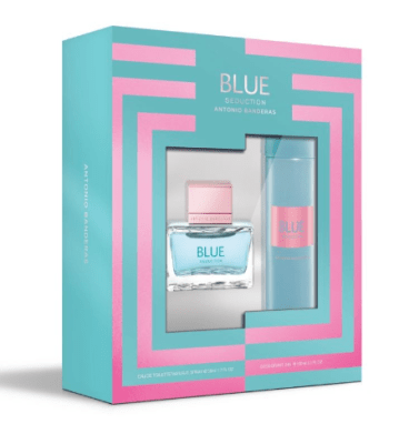 SET BLUE SEDUCTION DAMA PERFUME 80ML + DESODORANTE SPRAY 150 ML