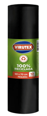 BOLSA DE BASURA VIRUTEX CLASICA 50X70cm x  10 UNIDADES1