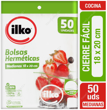 BOLSAS HERMETICAS ILKO MEDIASNAS 18X20CM 50 UNIDADES1