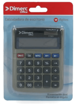 CALCULADORA DE ESCRITORIO OFFICE DIMERC 12 DIGITOS1