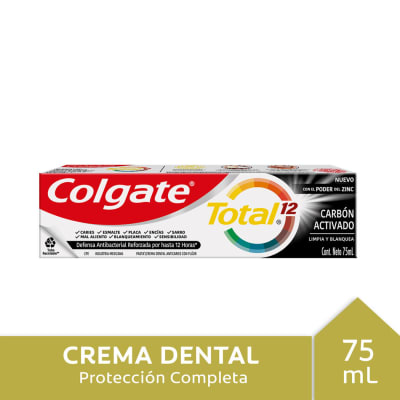 PASTA DENTAL COLGATE 75 ML TOTAL 12 CARBON ACTIVADO1