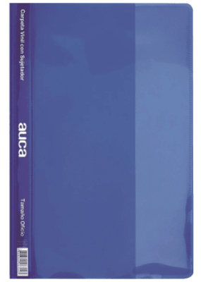 CARPETEA VINIL CON SUJETADOR AZUL