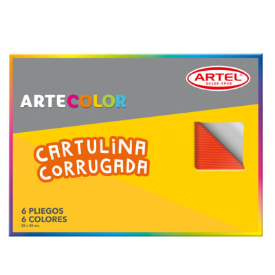 CARPETA ARTECOLOR CARTULINA CORRUGADA 6 PLIEGOS