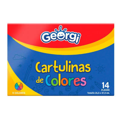 CARPETA GEORGI CARTULINA COLORES 14 PLIEGOS1