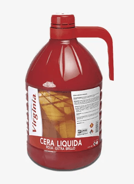 CERA LIQUIDA VIRGINIA ROJA EXTRA BRILLO 5LITROS