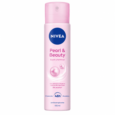 DEO SP NIVEA PEARL BEAUTY 0% ALCOHOL 48H 150ML