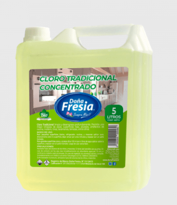 CLORO TRADICIONAL LIQUIDO DOÑA FRESIA AL 3% 5 LITROS
