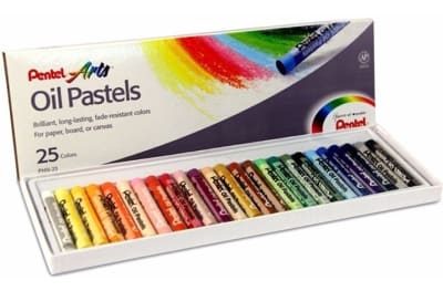SET CRAYONES AL ÓLEO PASTEL PENTEL ARTS 25 COLORES