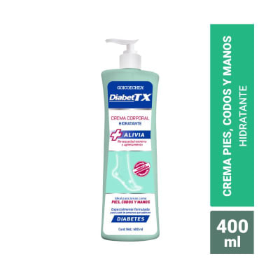 CREMA CORPORAL HIDRATANTE DIABETTX 400 ML1