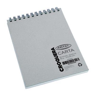 CROQUERA ARTEL CARTA BOND  80HOJAS 21,5X28CM APROX1