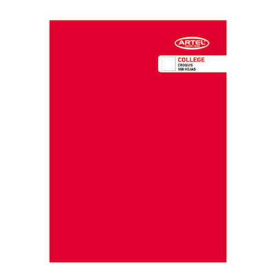 Cuaderno College Artel Croquis 100 hojas