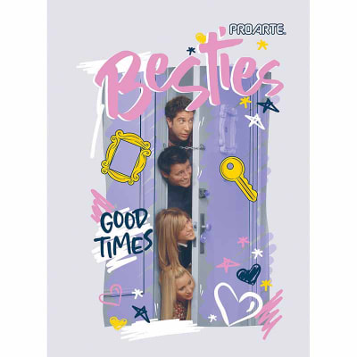 CUADERNO TRIPLE PROARTE FRIENDS 150 HOJAS